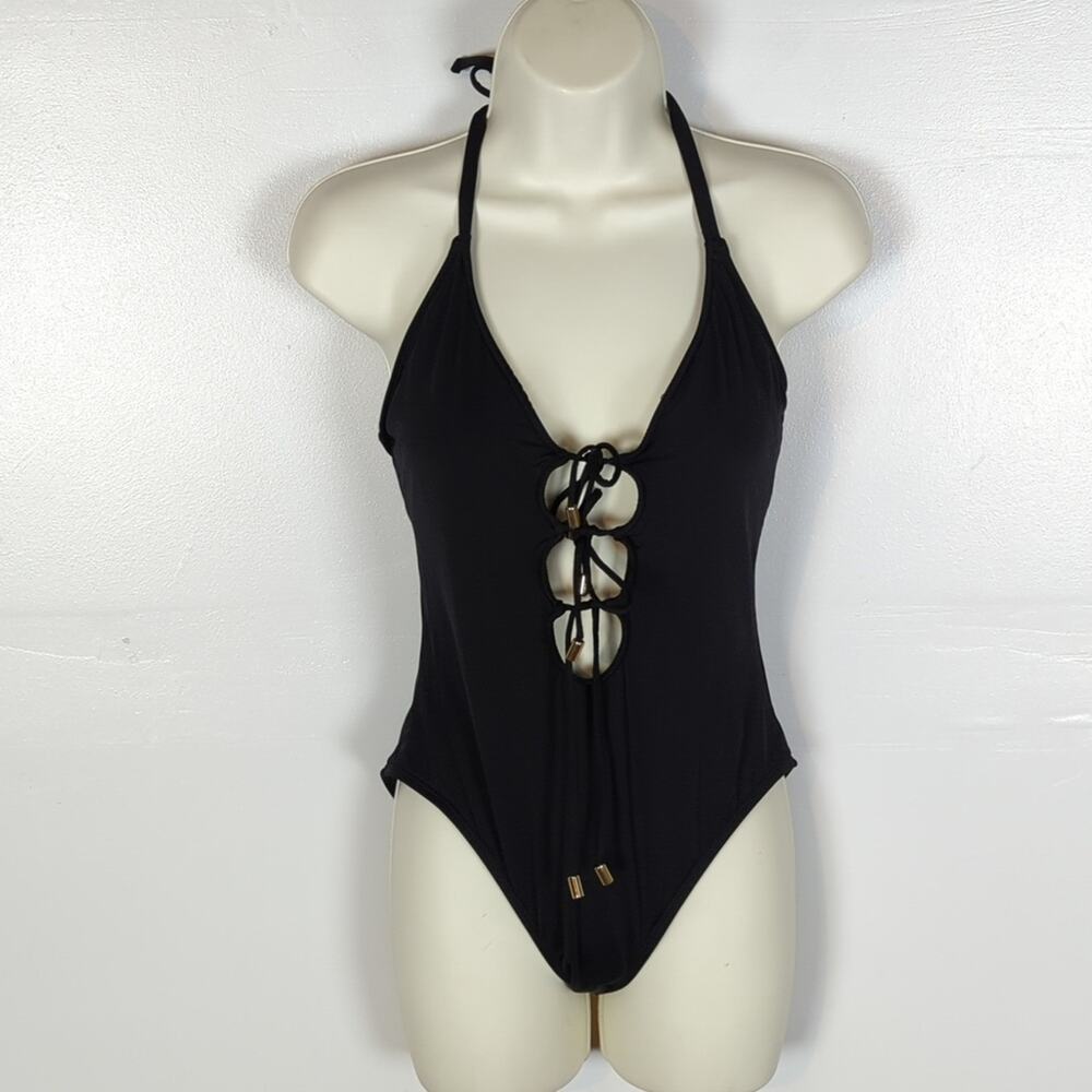 La Blanca Halter Top One Piece Swimsuit